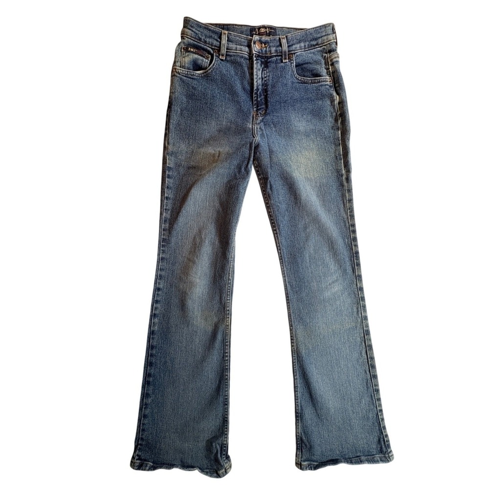 L.E.I. Bootcut Jeans Womens Size 11 Blue Medium Wash Stretch Denim Casual